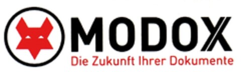 MODOX Die Zukunft Ihrer Dokumente Logo (DPMA, 05.01.2013)