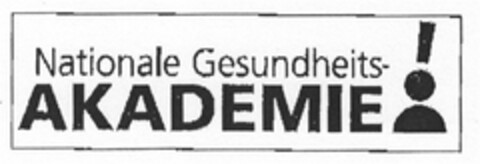 Nationale Gesundheits- AKADEMIE Logo (DPMA, 06.03.2014)