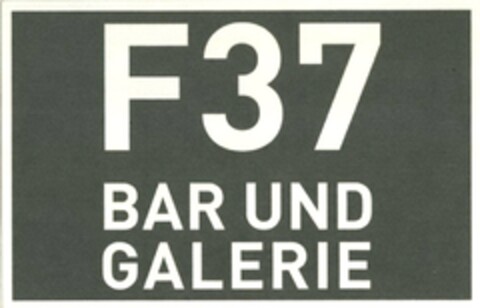 F37 BAR UND GALERIE Logo (DPMA, 04/04/2015)