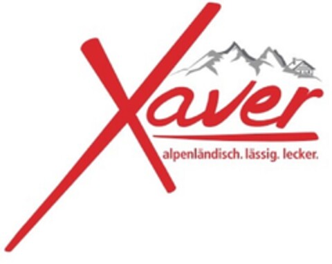 Xaver alpenländisch. lässig. lecker. Logo (DPMA, 24.05.2017)