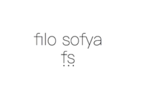 filo sofya fs Logo (DPMA, 18.09.2019)