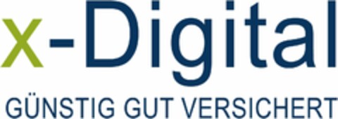 x-Digital GÜNSTIG GUT VERSICHERT Logo (DPMA, 02.03.2021)