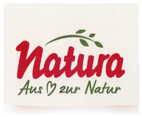 Natura Aus zur Natur Logo (DPMA, 29.07.2021)