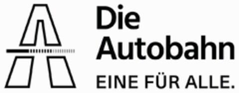 Die Autobahn EINE FÜR ALLE. Logo (DPMA, 26.01.2021)