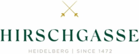 HIRSCHGASSE HEIDELBERG | SINCE 1472 Logo (DPMA, 17.11.2021)