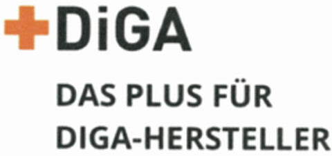 + DiGA DAS PLUS FÜR DIGA-HERSTELLER Logo (DPMA, 28.02.2023)