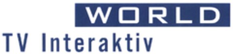 WORLD TV Interaktiv Logo (DPMA, 05.02.2002)