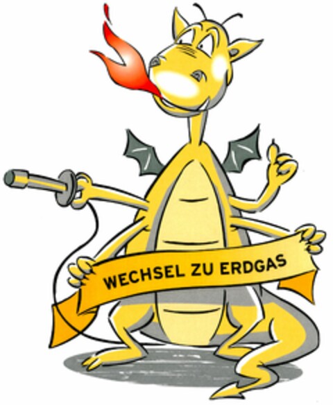 WECHSEL ZU ERDGAS Logo (DPMA, 16.03.2006)