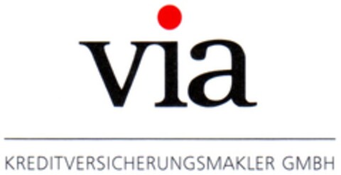 via KREDITVERSICHERUNGSMAKLER GMBH Logo (DPMA, 04/11/2007)