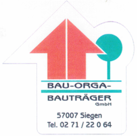 BAU-ORGA-BAUTRÄGER GmbH Logo (DPMA, 08.11.1995)