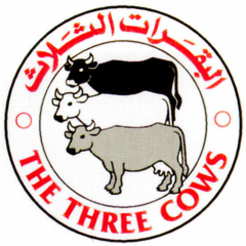 THE THREE COWS Logo (DPMA, 09.07.1997)