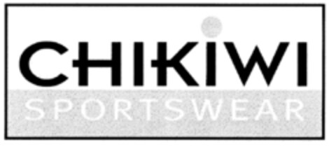 CHIKiWI SPORTSWEAR Logo (DPMA, 05.03.1999)