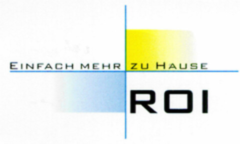 EINFACH MEHR ZU HAUSE ROI Logo (DPMA, 14.12.1999)