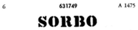 SORBO Logo (DPMA, 05.07.1951)