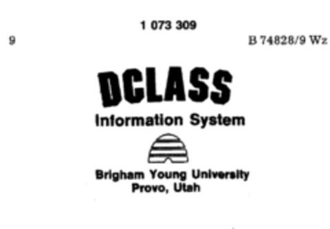 DCLASS Information System Logo (DPMA, 06/26/1984)