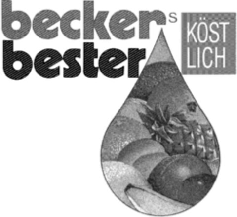 beckers bester KÖSTLICH Logo (DPMA, 09.10.1992)