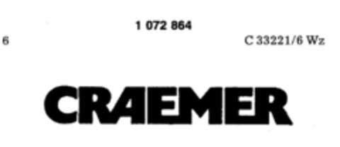 CRAEMER Logo (DPMA, 20.06.1984)