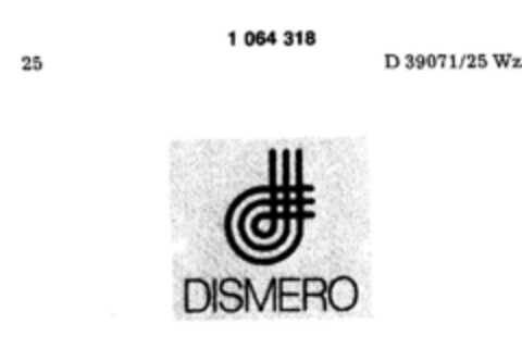 DISMERO Logo (DPMA, 09.11.1983)