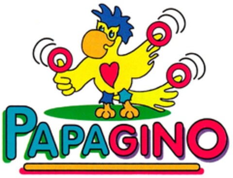 PAPAGINO Logo (DPMA, 12/28/1992)