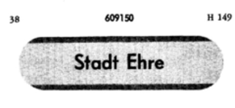 Stadt Ehre Logo (DPMA, 26.10.1949)