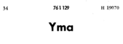 Yma Logo (DPMA, 21.12.1960)