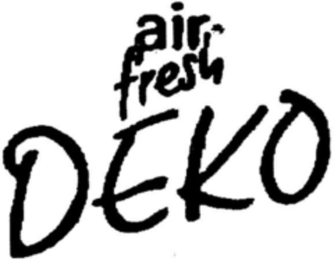 air fresh DEKO Logo (DPMA, 14.08.1991)