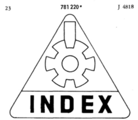 INDEX Logo (DPMA, 08/16/1963)