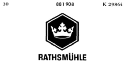 RATHSMÜHLE Logo (DPMA, 19.05.1969)