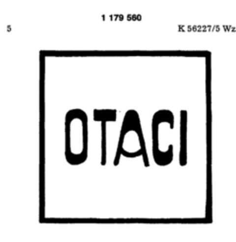 OTACI Logo (DPMA, 21.05.1990)