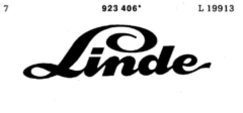 Linde Logo (DPMA, 07.06.1974)