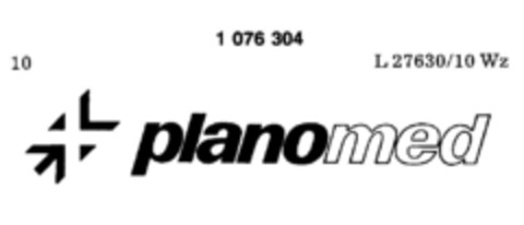 planomed Logo (DPMA, 21.09.1984)