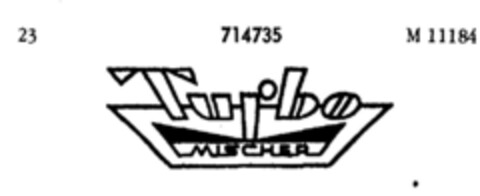 Turbo MISCHER Logo (DPMA, 20.06.1956)