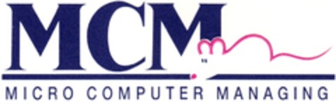 MCM MICRO COMPUTER MANAGING Logo (DPMA, 05.08.1988)