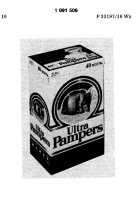 Ultra Pampers Logo (DPMA, 10/12/1985)