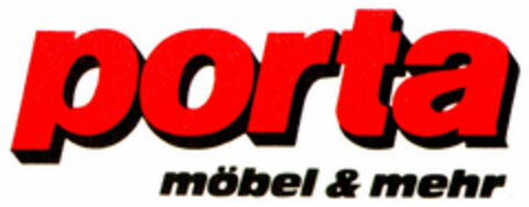 porta möbel & mehr Logo (DPMA, 08/19/1991)