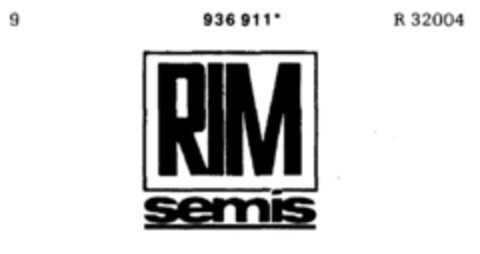 RIM semis Logo (DPMA, 13.06.1975)