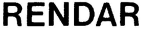 RENDAR Logo (DPMA, 08/17/1985)