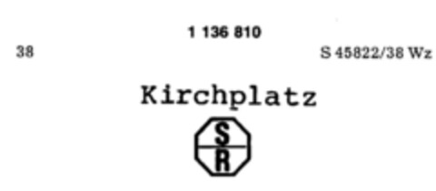 Kirchplatz SR Logo (DPMA, 09.12.1987)