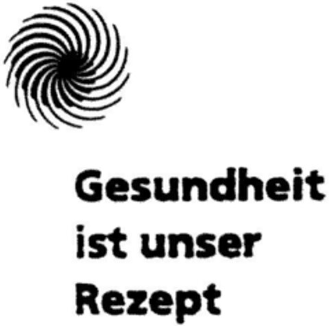 Gesundheit ist unser Rezept Logo (DPMA, 03.06.1994)