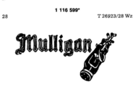 Mulligan Logo (DPMA, 15.10.1987)