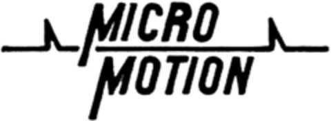 MICRO MOTION Logo (DPMA, 28.09.1990)