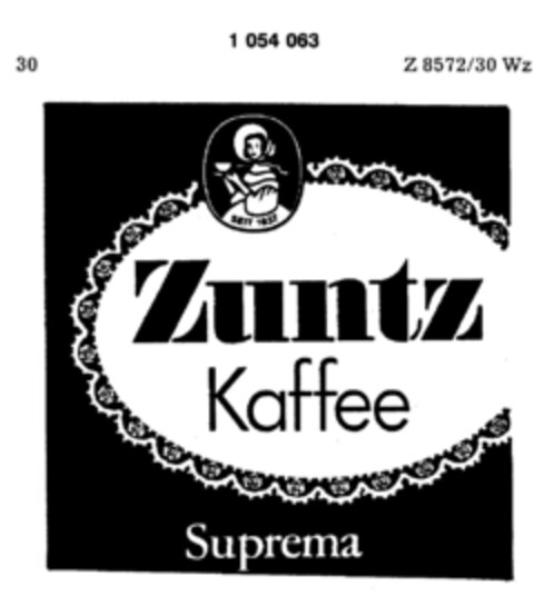 Zuntz Kaffee Suprema Logo (DPMA, 13.01.1983)