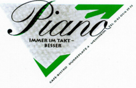 Piano IMMER IM TAKT- BESSER Logo (DPMA, 13.07.2000)