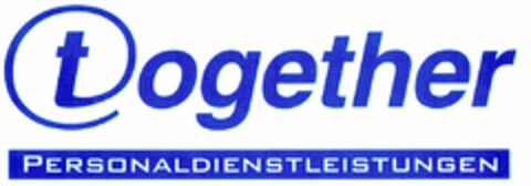 together PERSONALDIENSTLEISTUNGEN Logo (DPMA, 15.08.2000)