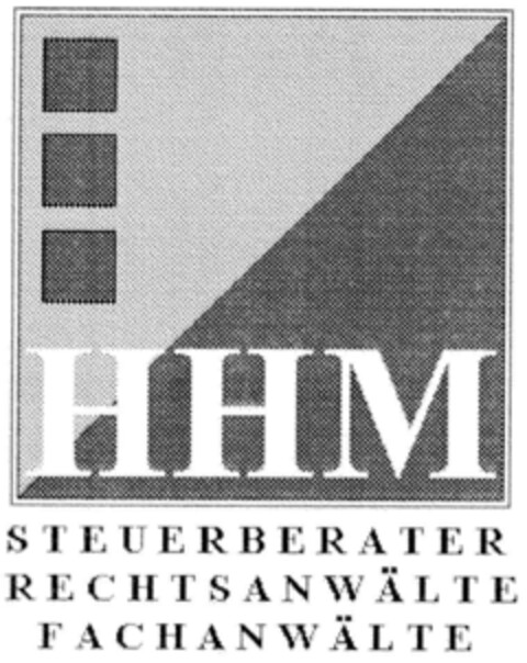 HHM STEUERBERATER RECHTSANWÄLTE FACHANWÄLTE Logo (DPMA, 06.08.2001)