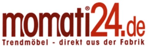 momati24.de Trendmöbel - direkt aus der Fabrik Logo (DPMA, 26.02.2015)