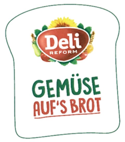 Deli REFORM GEMÜSE AUF'S BROT Logo (DPMA, 09.01.2017)
