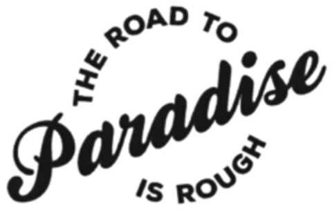 THE ROAD TO Paradise IS ROUGH Logo (DPMA, 14.10.2020)