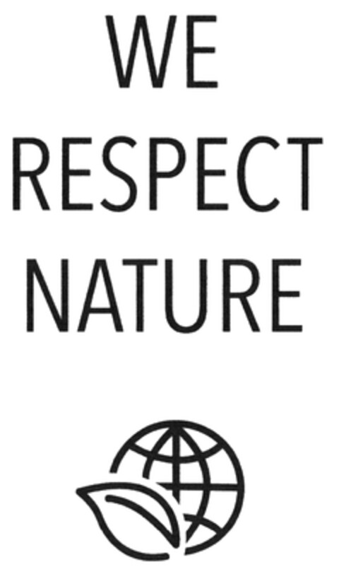 WE RESPECT NATURE Logo (DPMA, 03/10/2021)