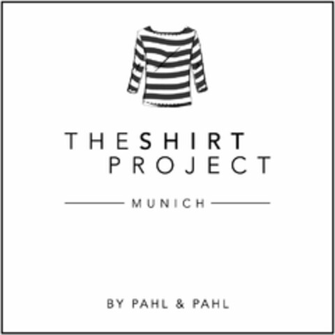 THE SHIRT PROJECT MUNICH BY PAHL & PAHL Logo (DPMA, 21.07.2022)